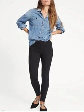 New Betabrand Black Skinny Two Pocket Dress Pant Yoga Pants Small